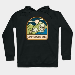 Camp Crystal Lake Badge Hoodie